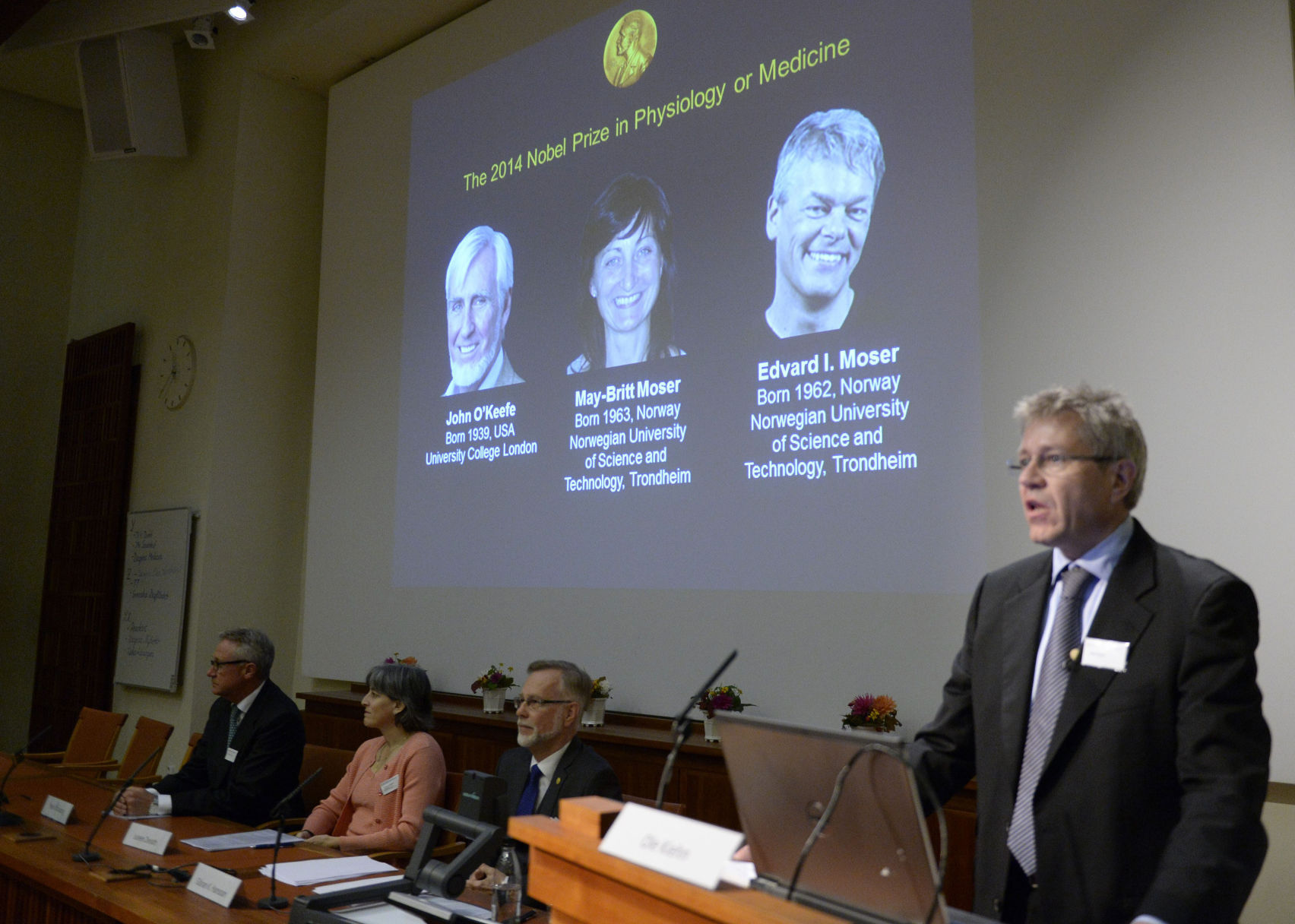 2014: Nobel Prize in Medicine